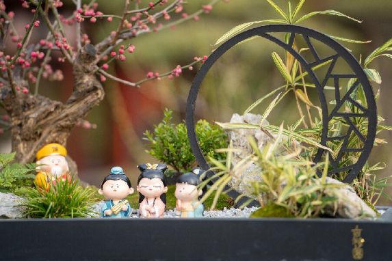 “喜上‘梅’梢”梅花盆景微型展1.jpg “喜上‘梅’梢”梅花盆景微型展1.jpg