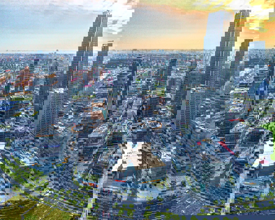 模速空间所在的西岸传媒港。 资料照片.jpeg 模速空间所在的西岸传媒港。 资料照片.jpeg