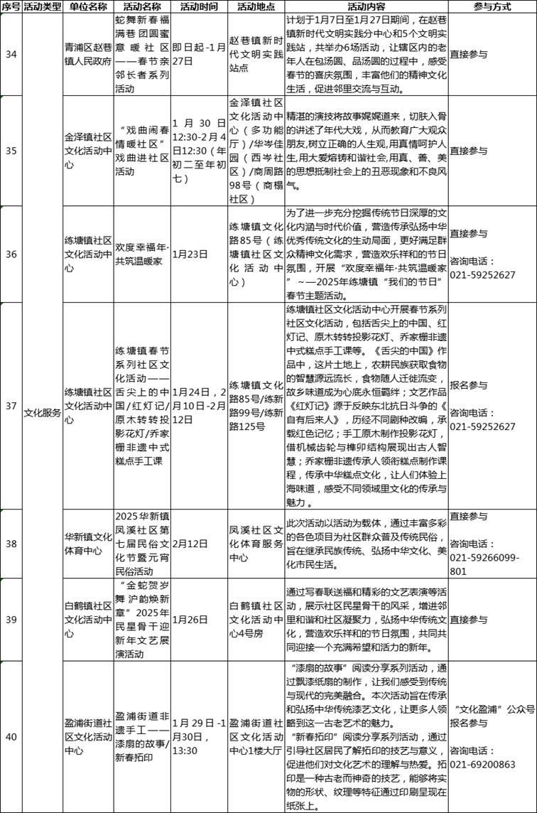 过大年·来青浦丨“蛇”我其谁~青浦近50场新春活动等你“过·来”玩! 过大年·来青浦丨“蛇”我其谁~青浦近50场新春活动等你“过·来”玩!