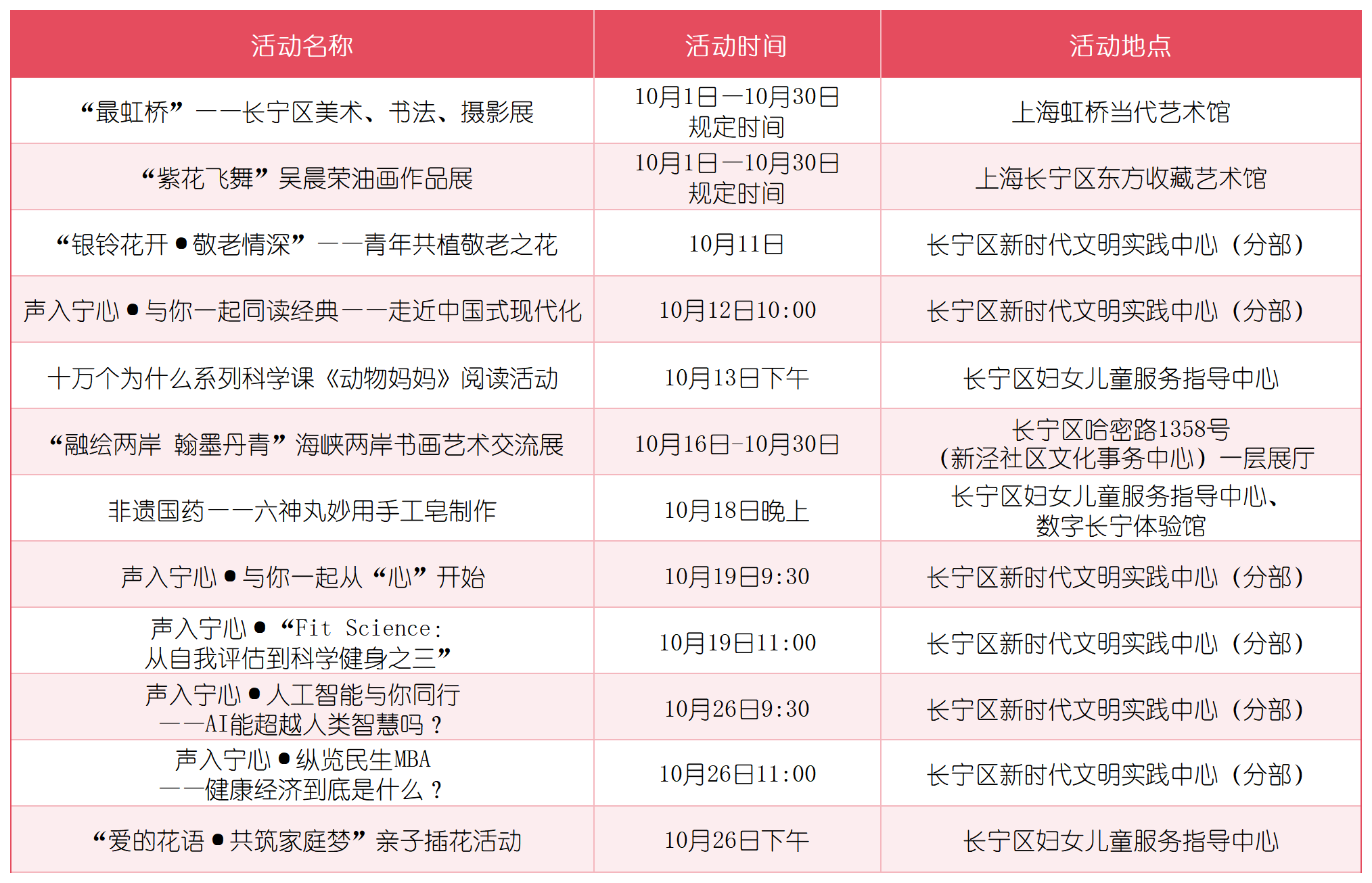 金秋十月,长宁这些活动等你来参与→1.png 金秋十月,长宁这些活动等你来参与→1.png