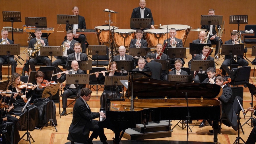 纪念拉赫玛尼诺夫诞辰150周年音乐会现场。资料图片.jpeg 纪念拉赫玛尼诺夫诞辰150周年音乐会现场。资料图片.jpeg