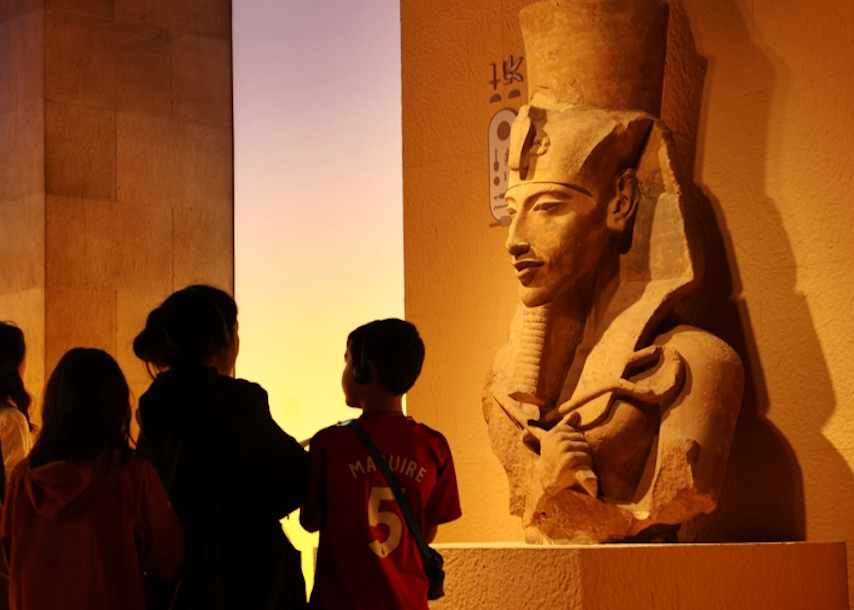 古埃及文明大展累计接待观众破200万人次 展期最后一周将冲击168小时连续开放纪录