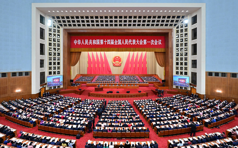3月5日，第十四届全国人民代表大会第一次会议在北京人民大会堂开幕。.jpg