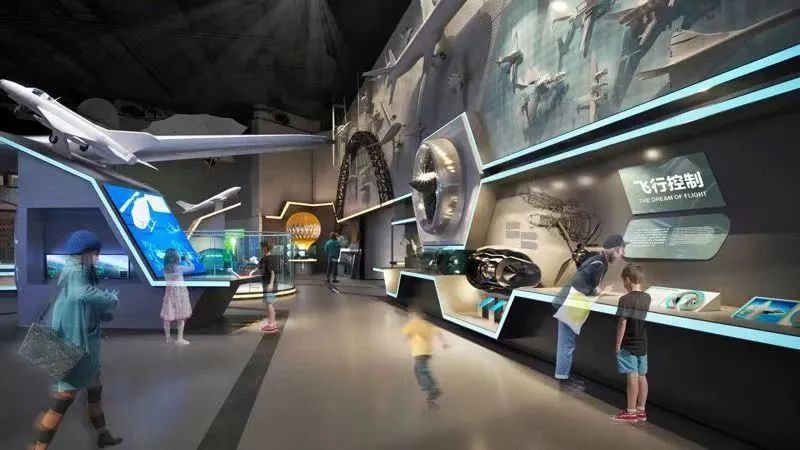 升级改造后的“飞行探秘”展区效果图。 上海科技馆 供图.jpeg 升级改造后的“飞行探秘”展区效果图。 上海科技馆 供图.jpeg