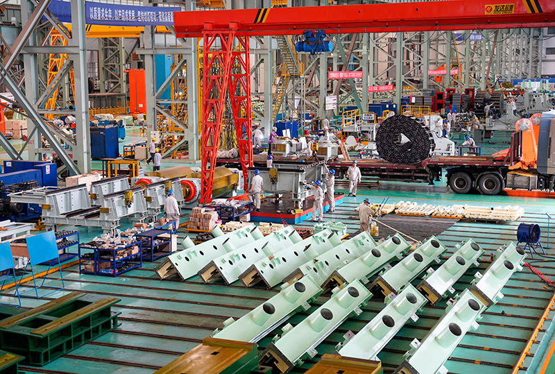 这是位于重庆市江津区的中冶赛迪装备有限公司冶金装备生产车间(2021年9月6日摄).jpg 这是位于重庆市江津区的中冶赛迪装备有限公司冶金装备生产车间(2021年9月6日摄).jpg